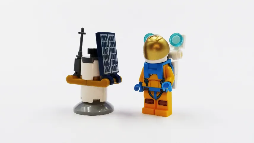 Astronauta i satelita