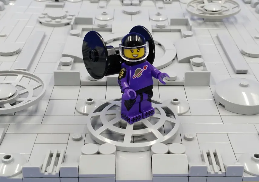 Lego Purple Spaceman